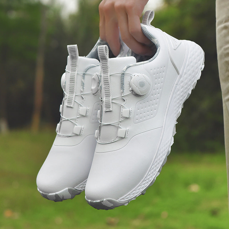 Couple Waterproof Spiked Golf Shoes