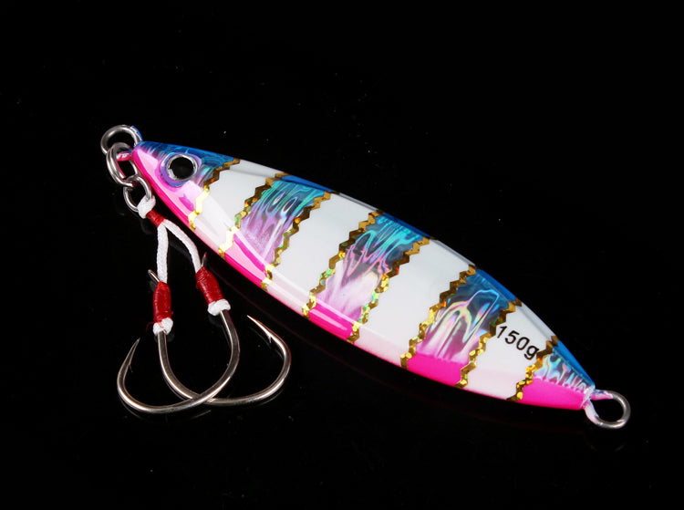 Luminous Laser Double-Hook Fishing Lure (Slow Sinking Iron Bait)