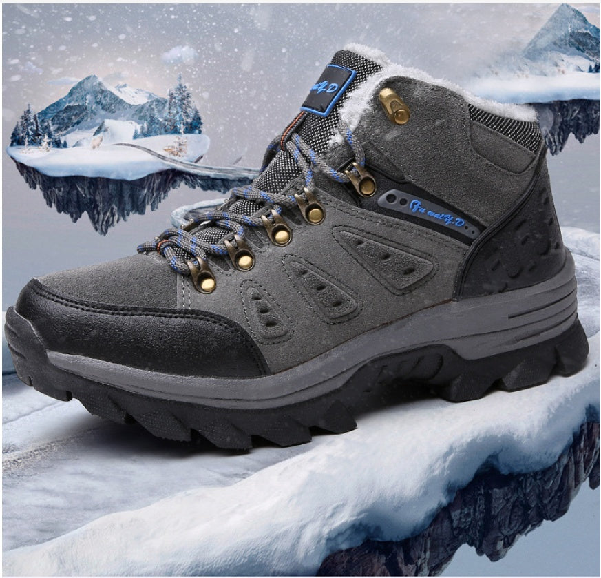 Men’s Cold-Weather Waterproof Hiking Snow Boots