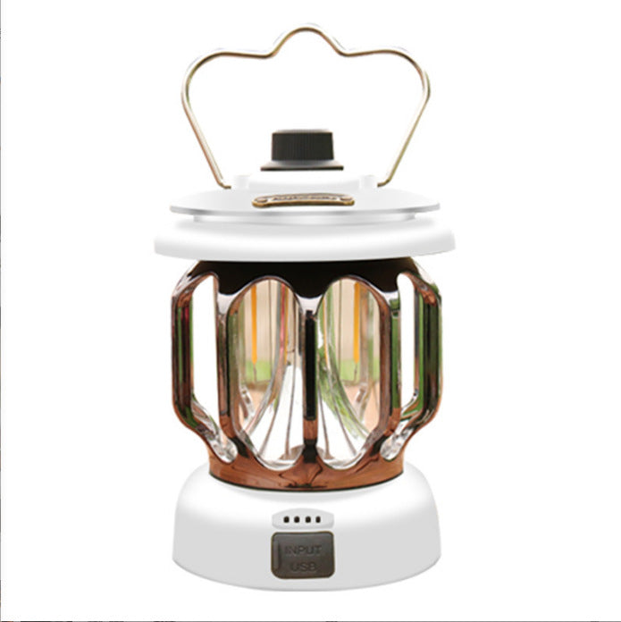 Retro Portable LED Camping Lantern