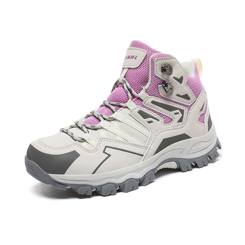 High-Top Outdoor Hiking Sneakers