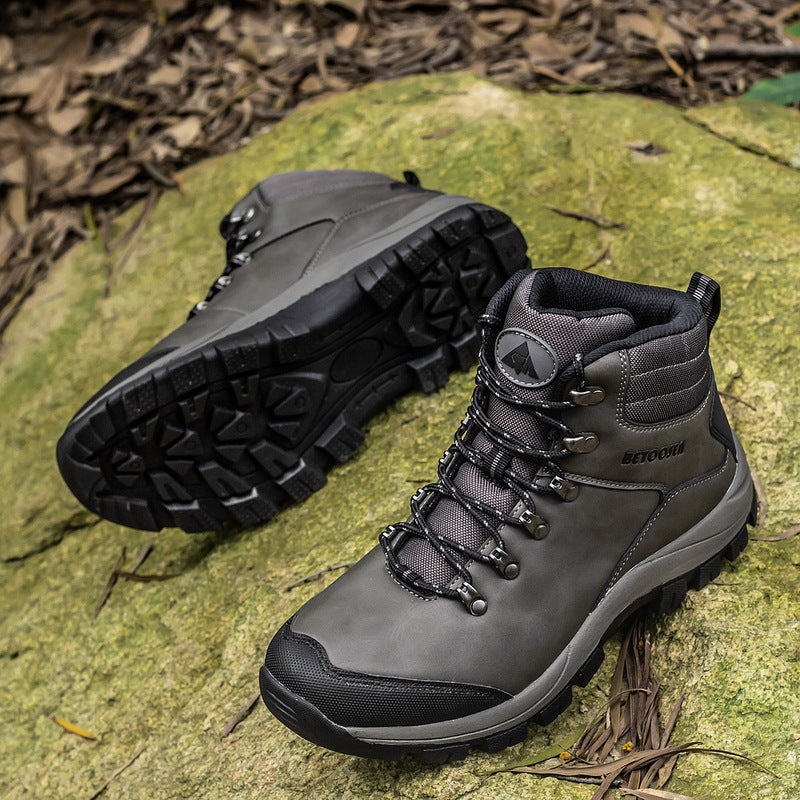 Waterproof High-Top Outdoor Hiking Shoes