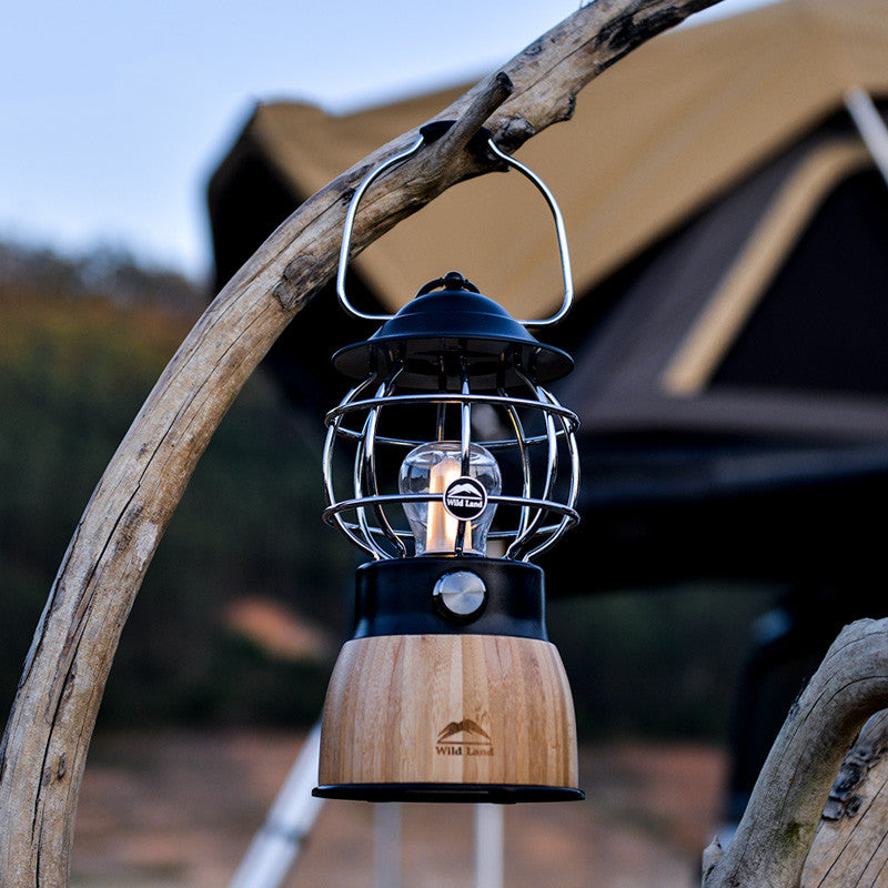Retro Portable Hanging Camping Tent Lantern
