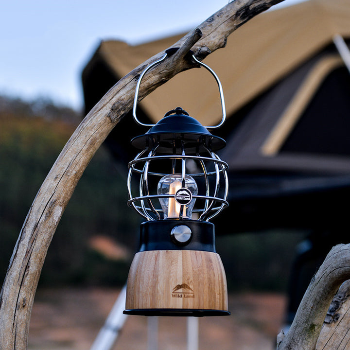 Retro Portable Hanging Camping Tent Lantern