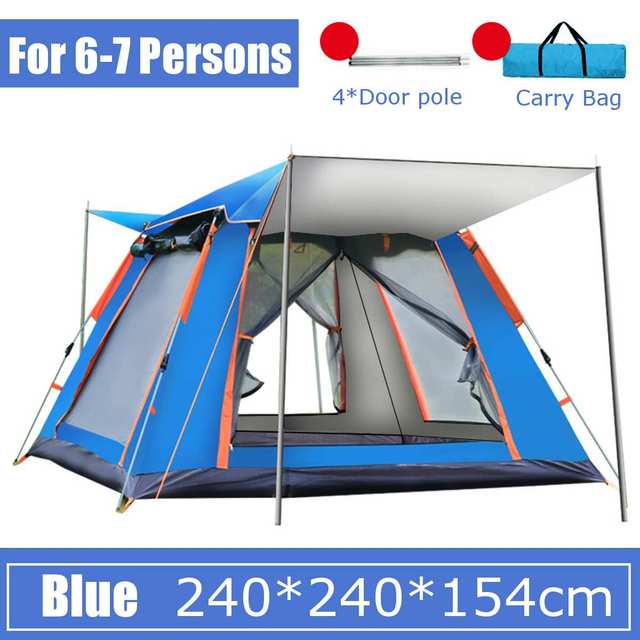 Automatic Waterproof Beach Camping Tent Multi Person