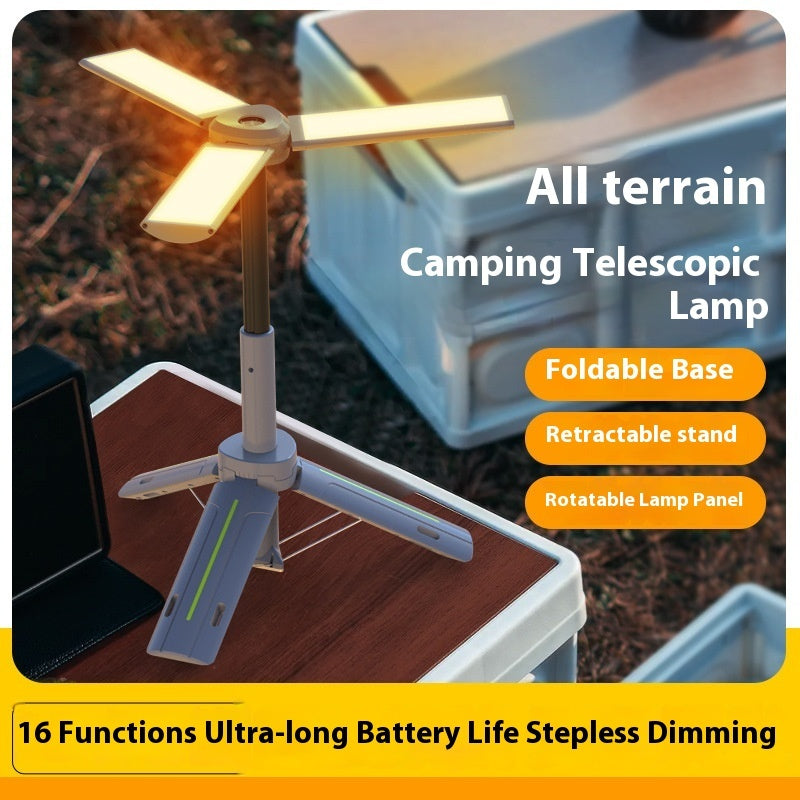 Rechargeable Tri-Leaf Camping Lantern