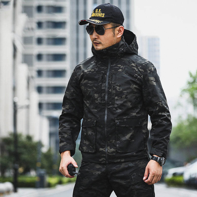 Men’s Simple Outdoor Camouflage Jacket