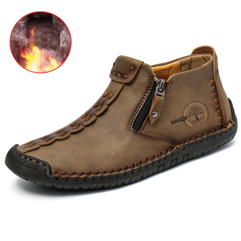 Men’s Outdoor Hiking Ankle Boots with Zipper