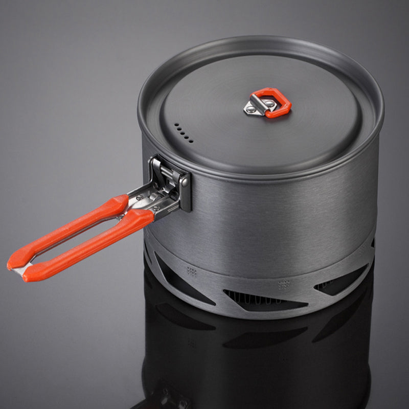 Alumina Heat Exchanger Camping Cookware Set with Tableware