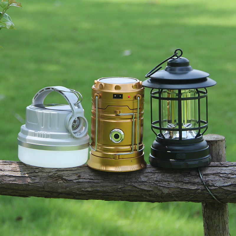 Vintage Rechargeable Portable Outdoor Camping Lantern