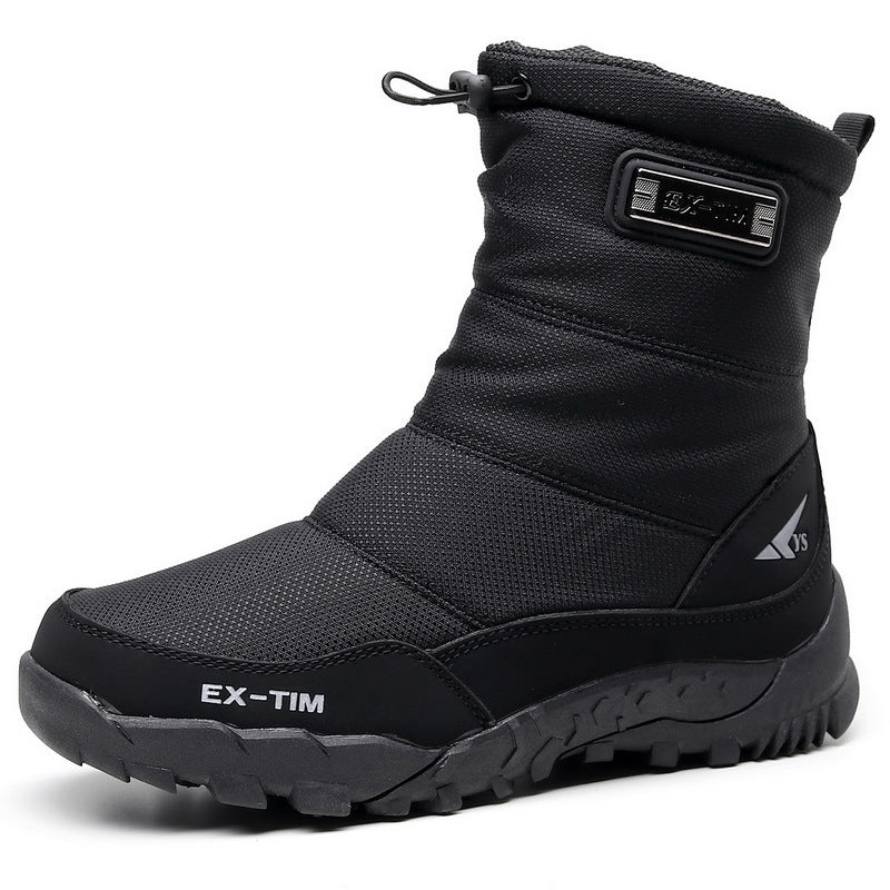 Men’s Waterproof Fleece-Lined Snow Ski Boots