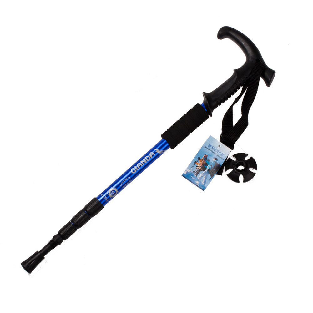 Retractable Aluminum Alloy Trekking Pole Professional Grade
