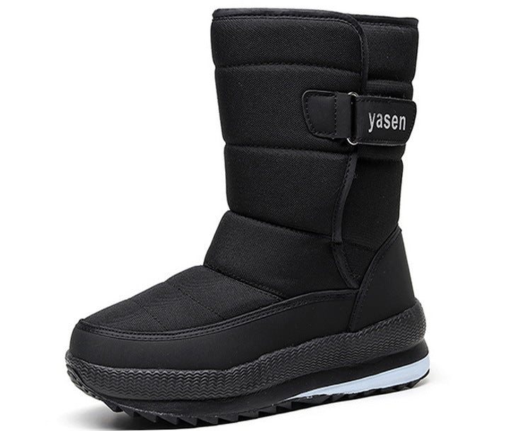Men’s Waterproof Fleece-Lined Snow Ski Boots