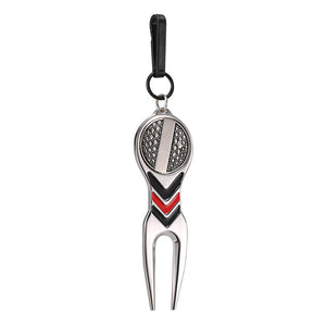 Golf Divot Tool With Ball Marker Accessory
