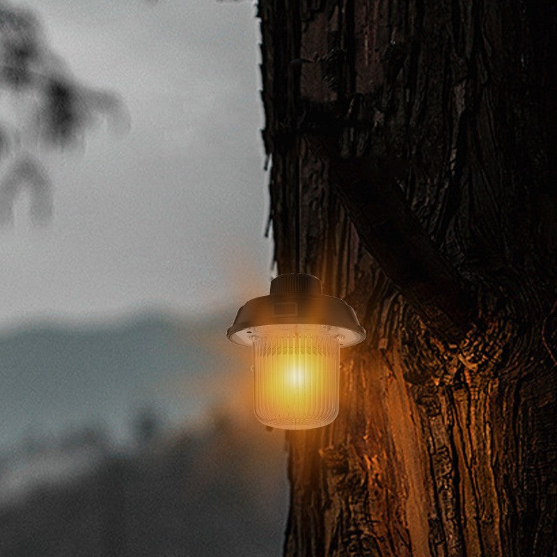 Retro Rechargeable Multifunction Outdoor Camping Lantern