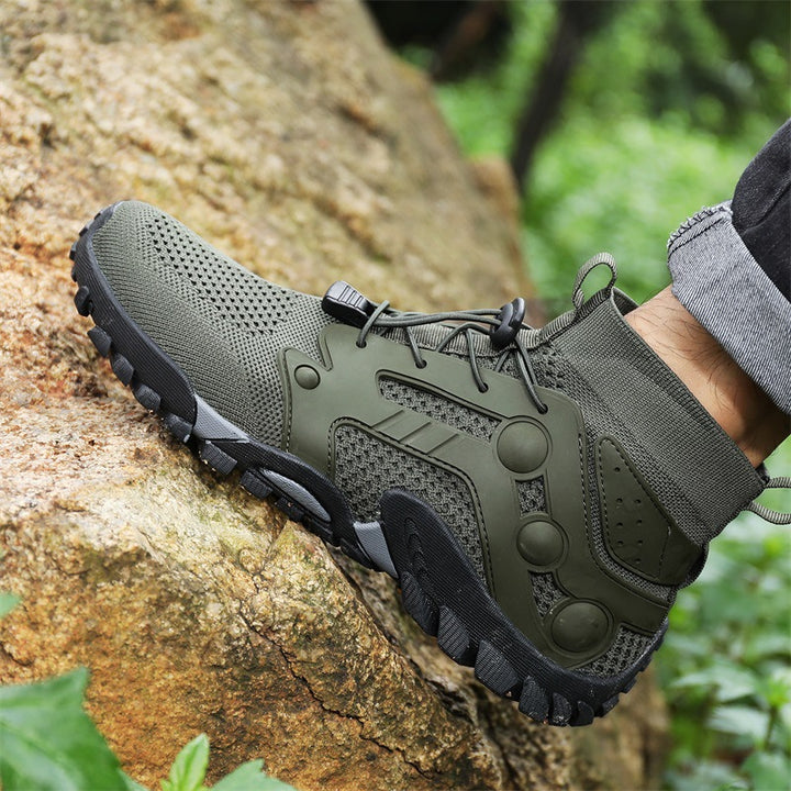 Men’s Lightweight High-Top Outdoor Hiking Shoes