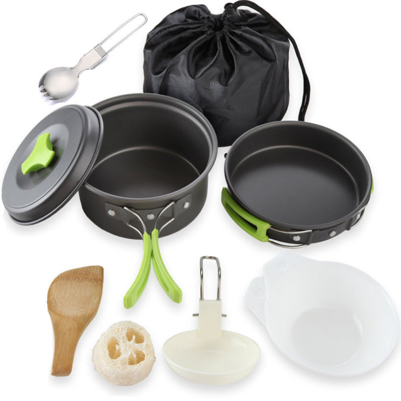 1–2 Person Outdoor Camping Cookware Set