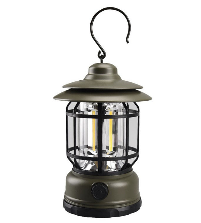 Retro Rechargeable Revolving Camping Lantern