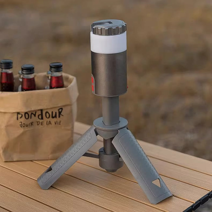 Portable Aluminum Alloy Camping Lantern With Retractable Bracket