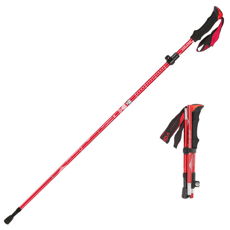 Ultra-Light Folding Aluminum Alloy Trekking Pole