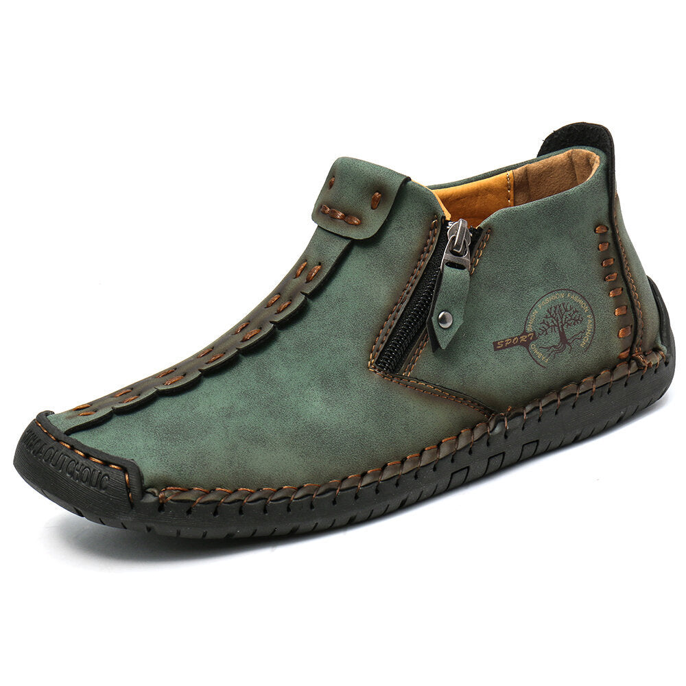 Men’s Outdoor Hiking Ankle Boots with Zipper
