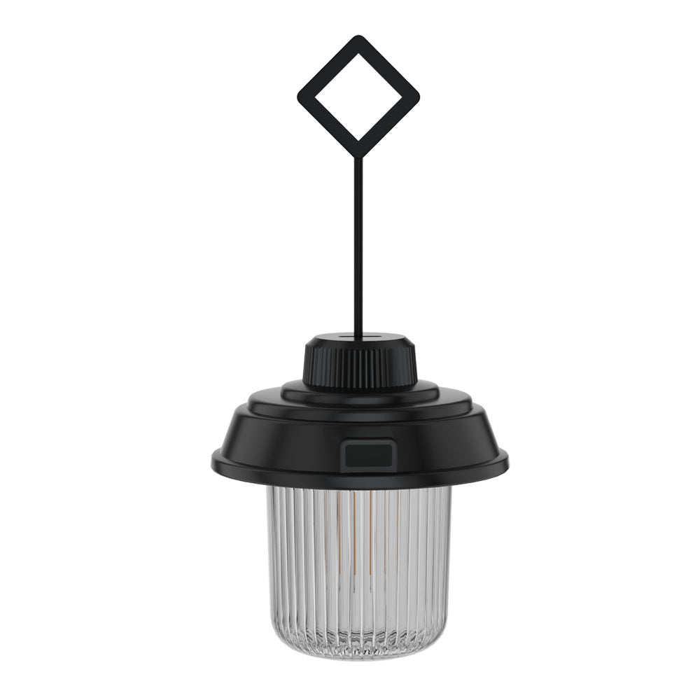Retro Rechargeable Multifunction Outdoor Camping Lantern