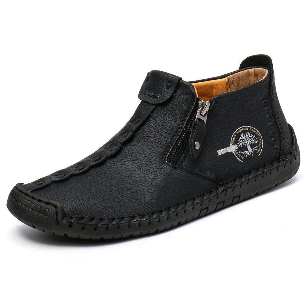 Men’s Outdoor Hiking Ankle Boots with Zipper