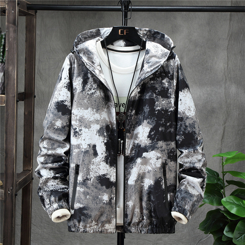 Men’s Patchwork Camouflage Jacket
