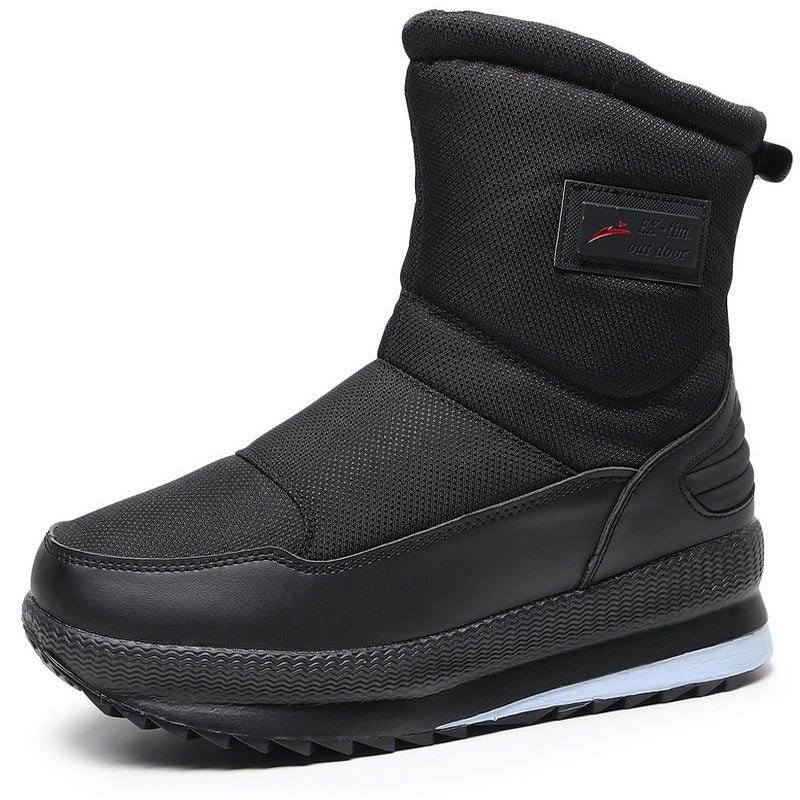 Men’s Waterproof Fleece-Lined Snow Ski Boots