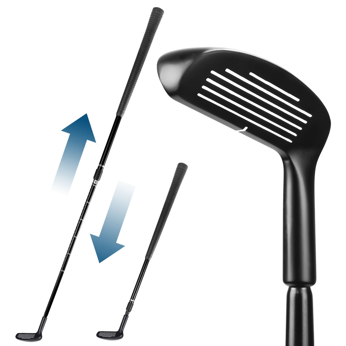 Zinc Alloy Double-Sided Telescopic Golf Club