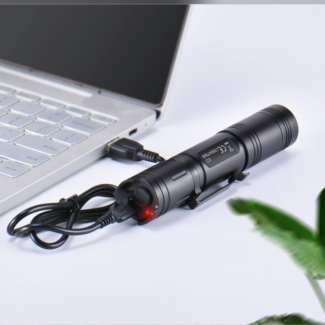 USB Rechargeable Outdoor Camping Flashlight