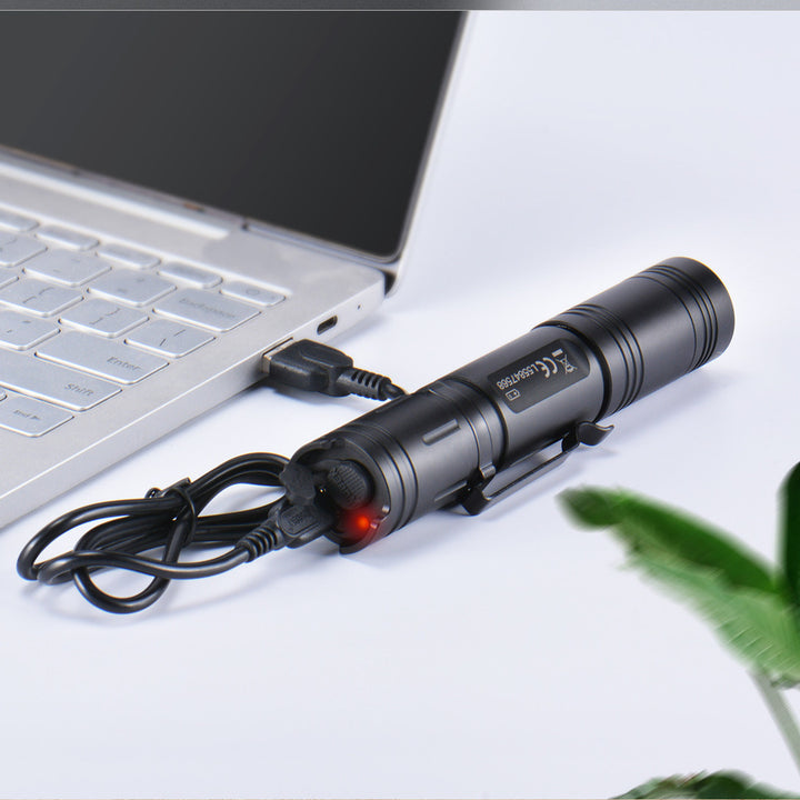 USB Rechargeable Outdoor Camping Flashlight