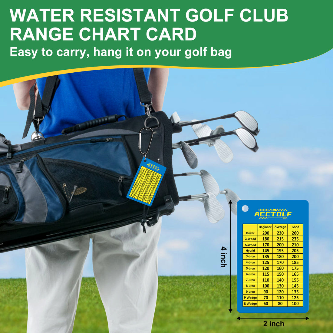 Golf Scorecard Accessories Set