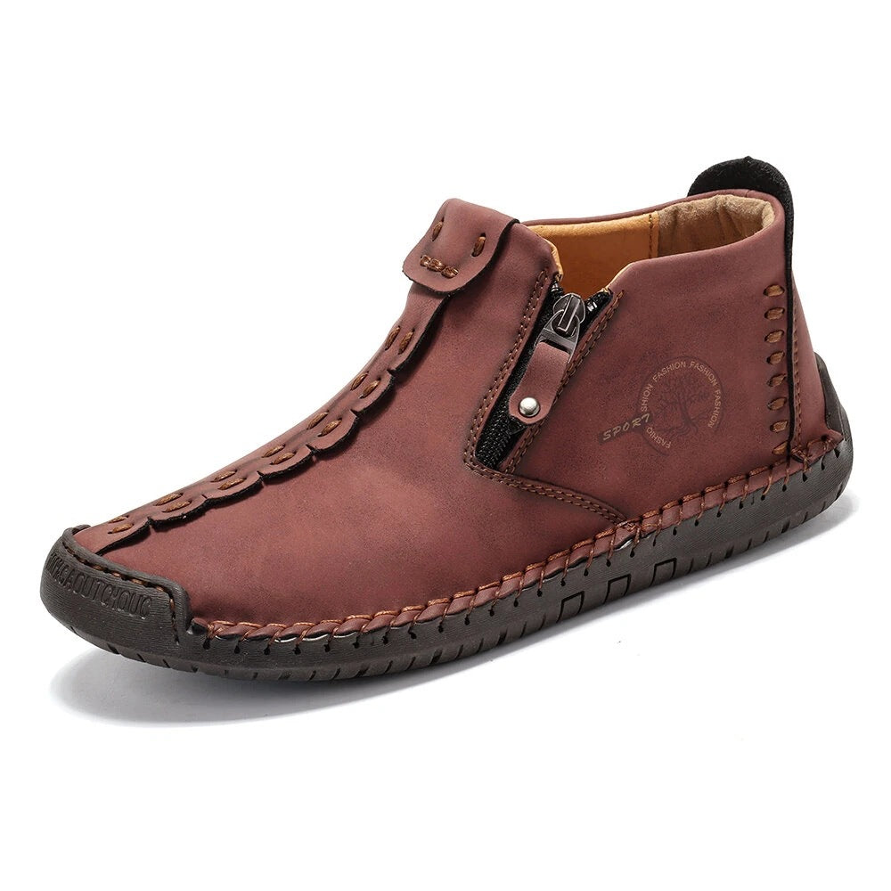 Men’s Outdoor Hiking Ankle Boots with Zipper