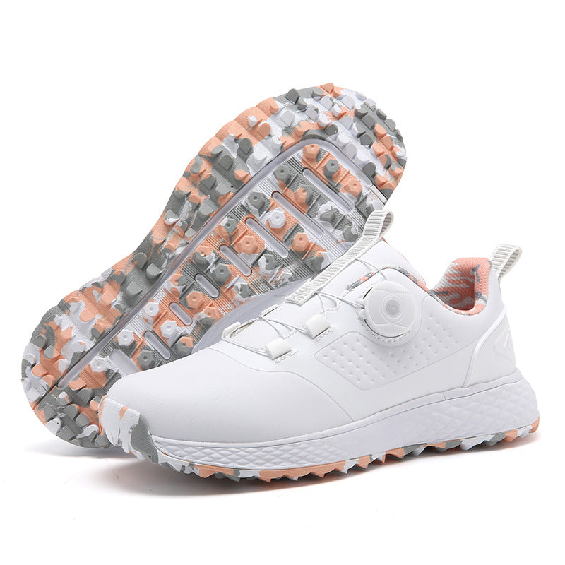 Couple Waterproof Spiked Golf Shoes