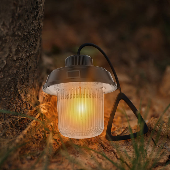 Retro Rechargeable Multifunction Outdoor Camping Lantern