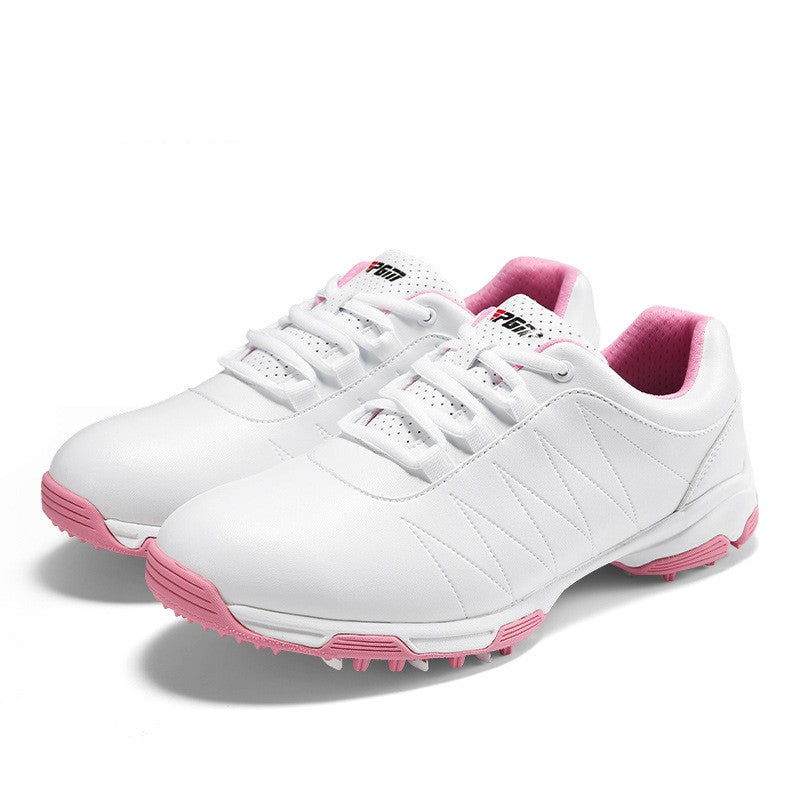 Women’s Waterproof Spiked Golf Shoes With Spin Lace System