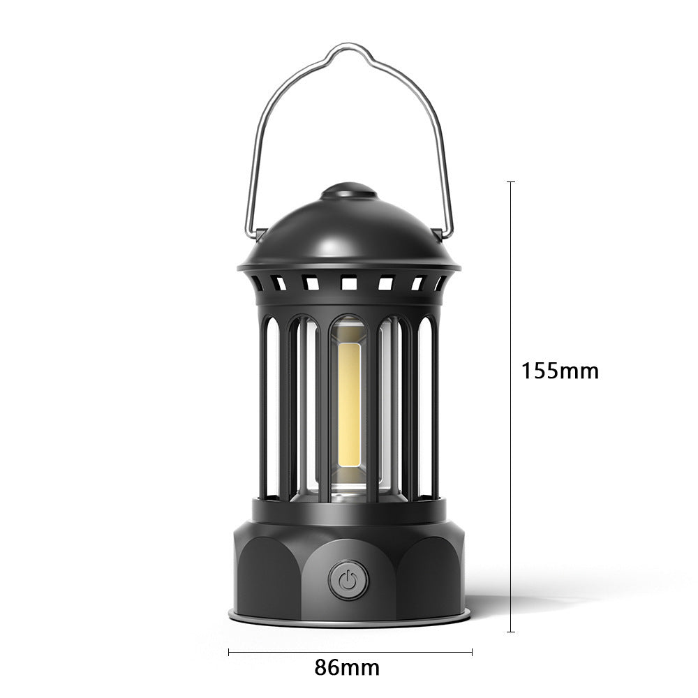Retro COB Portable Camping Tent Lantern