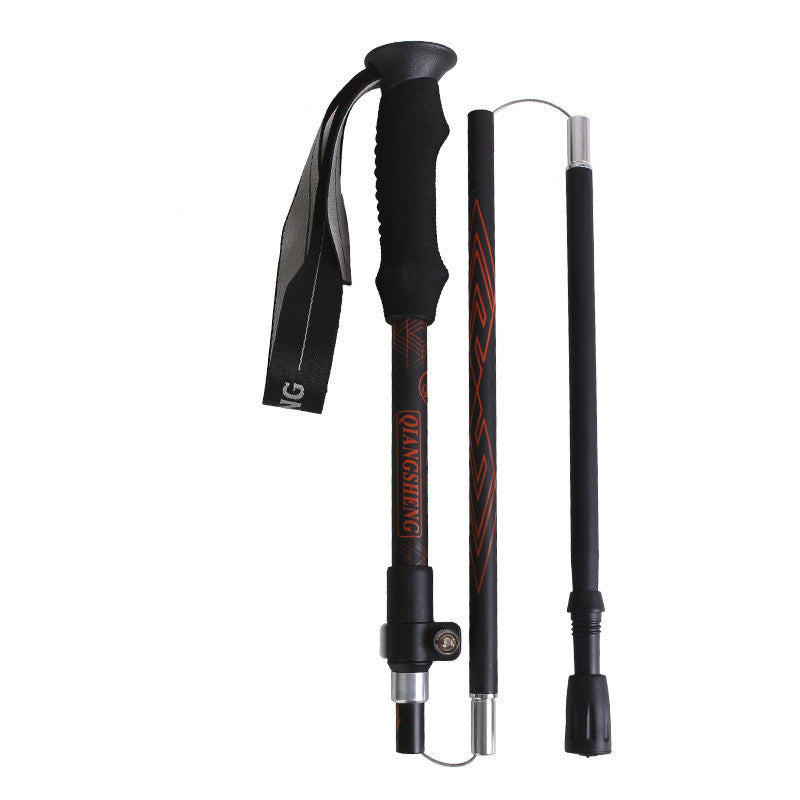 Five-Section Folding Straight Trekking Pole