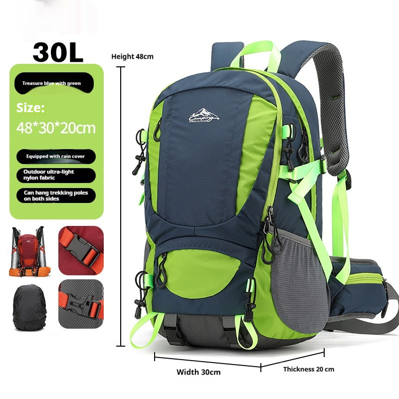 Men’s Lightweight Large Capacity Hiking Backpack