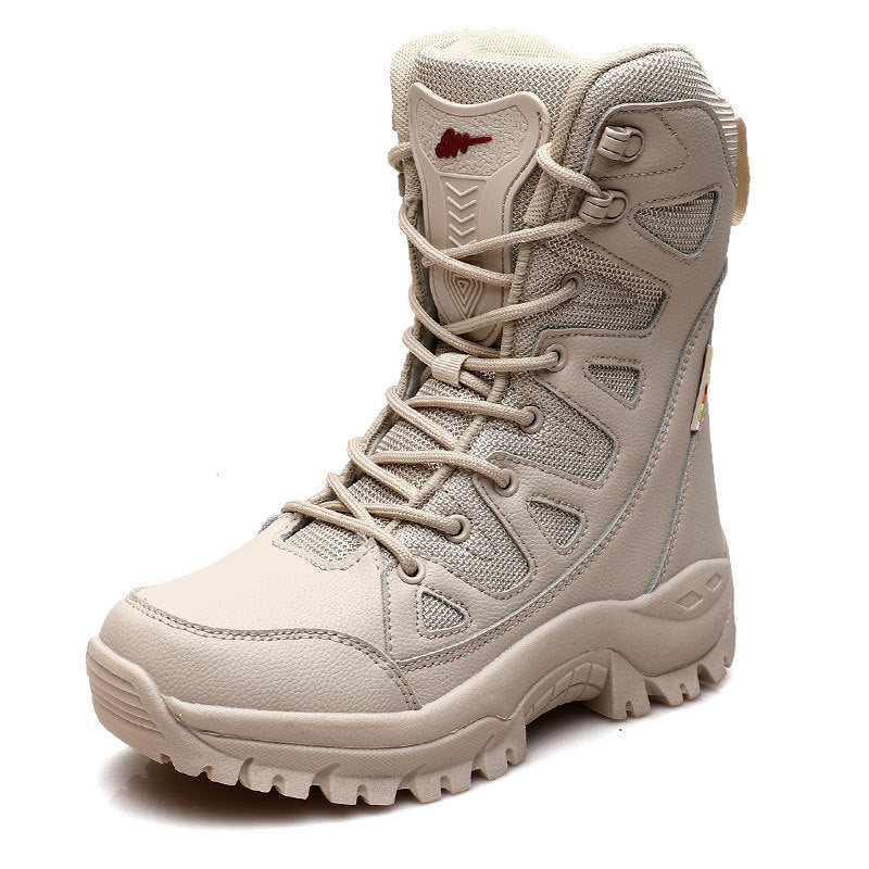 Men’s High-Top Breathable Platform Hiking Sneakers