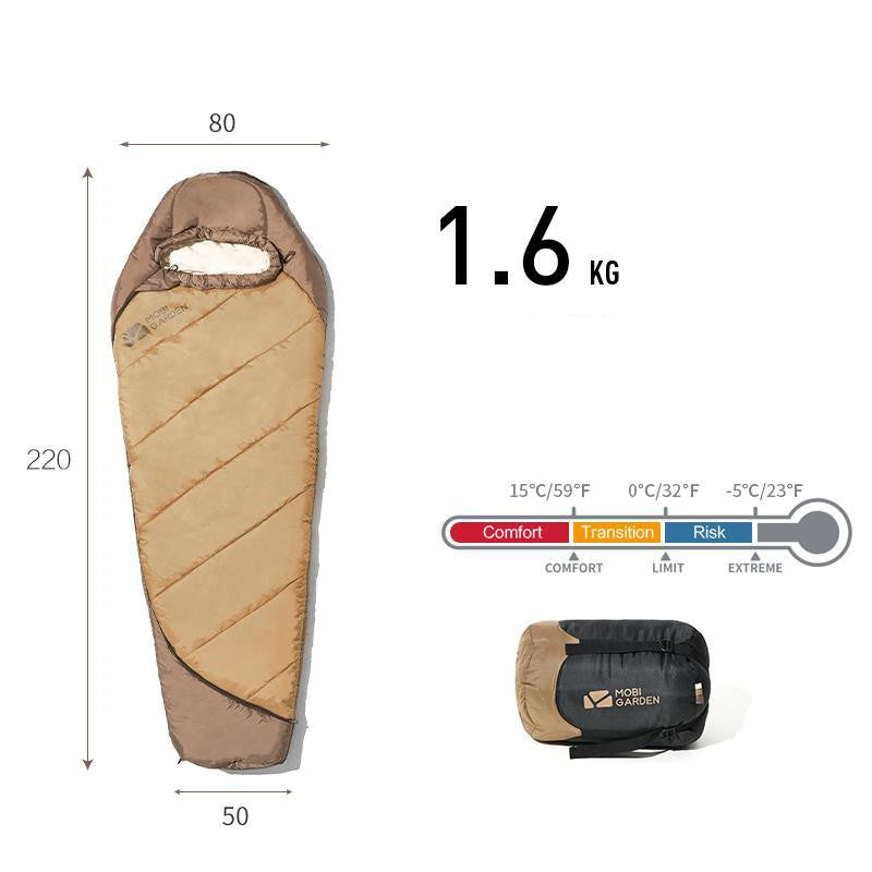 Mummy Sleeping Bag For Winter Camping Outdoor