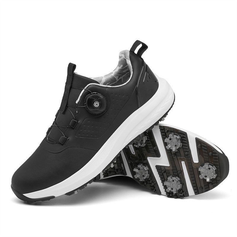 Couple Waterproof Spiked Golf Shoes