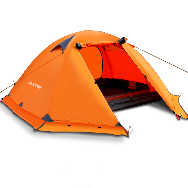 Double Aluminum Pole Storm Resistant Camping Tent
