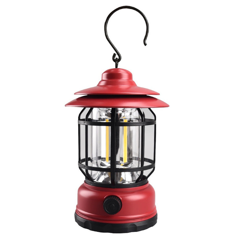 Retro Multi-Functional Warm Light Camping Lantern