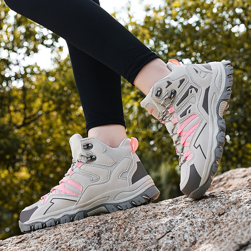 High-Top Outdoor Hiking Sneakers