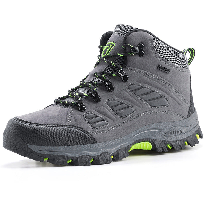Unisex High-Top Waterproof Hiking Camping Shoes