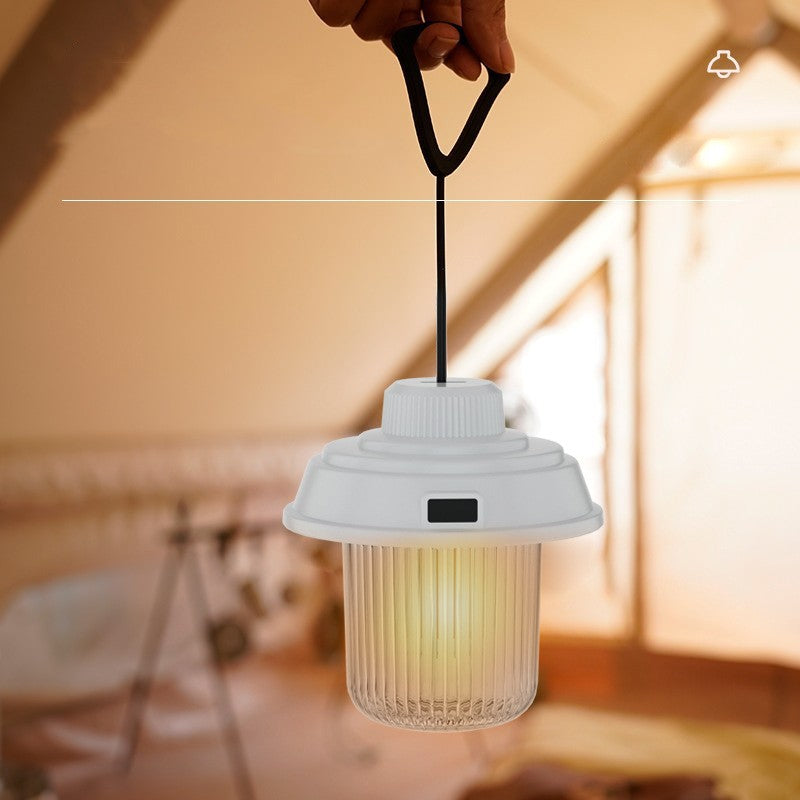Retro Rechargeable Multifunction Outdoor Camping Lantern