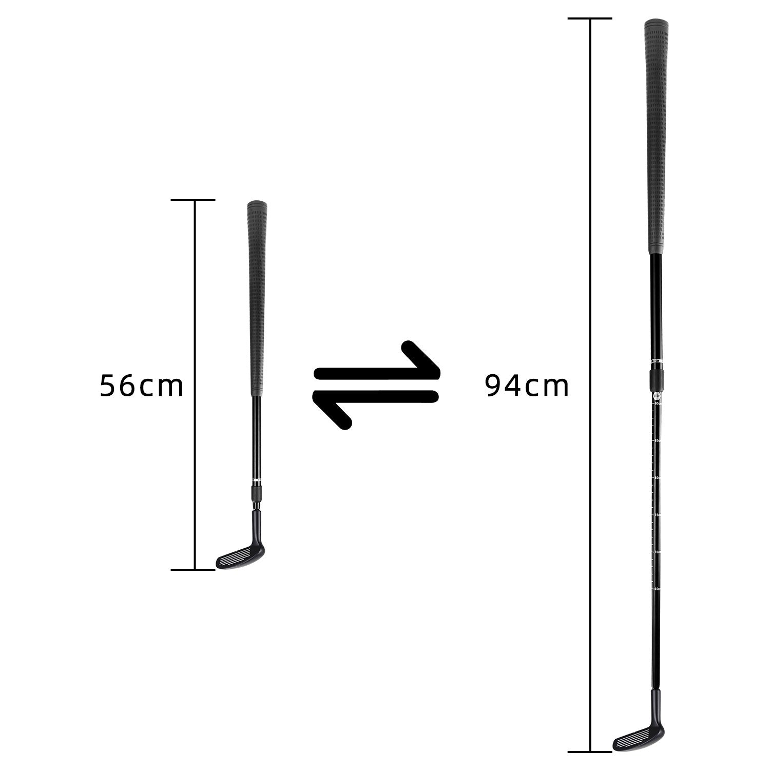 Zinc Alloy Double-Sided Telescopic Golf Club