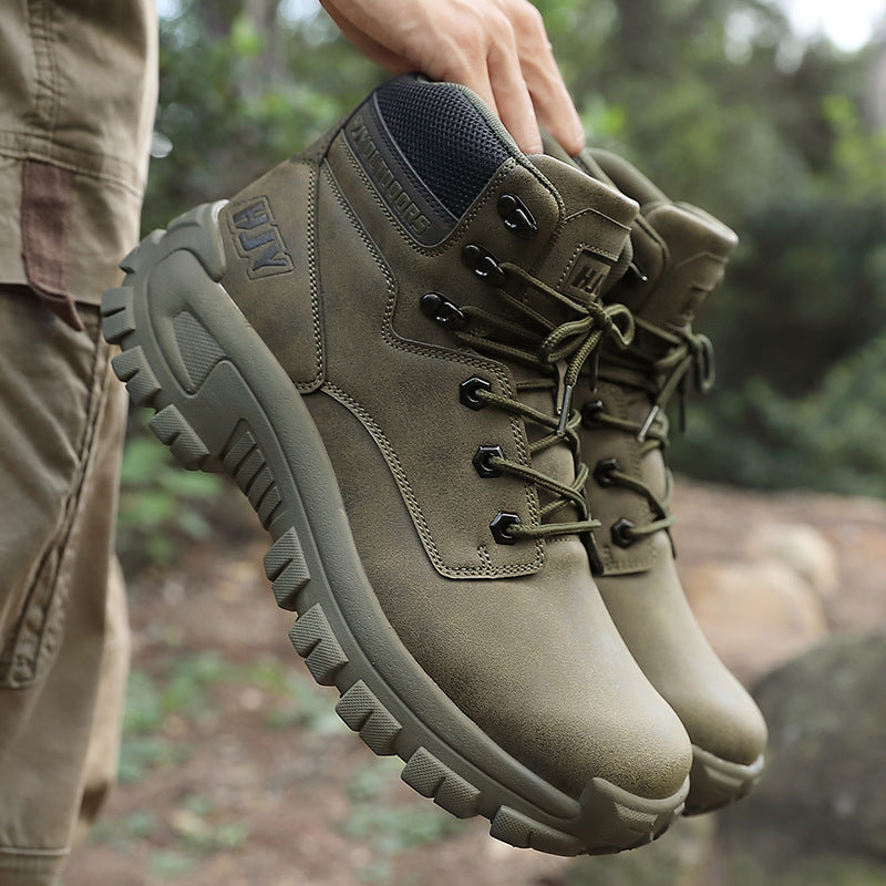 High-Top Large Size Outdoor Hiking Training Boots